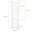 thumbnail image 4 of Over The Door Shoe Rack for 36 Pairs Wall Hanging Closet Organizer Storage Stand, 4 of 8