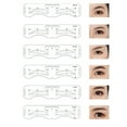 thumbnail image 4 of RAGUPEL 6-Style Eyebrow Stencil Kit with Adjustable Strap - Reusable Arched Brow Shaper for Makeup & Microblading, 4 of 4
