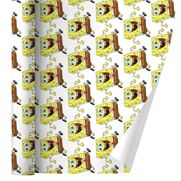 Running SpongeBob Gift Wrap Wrapping Paper Rolls