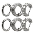thumbnail image 2 of a refined and engaging product description based on your input:\n\n \n\n**3 Pairs Hoop Earrings Set for Women – Lightweight & Comfortable Jewelry with, 2 of 4