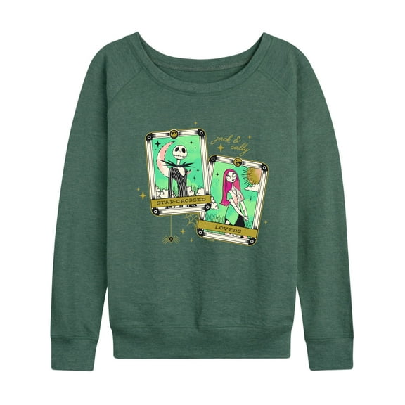 The Nightmare Before Christmas - Star Crossed Lover - Women's Lightweight French Terry Long Sleeve Shirt