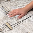 thumbnail image 3 of Addison Rugs Dream Shag Premium Machine Washable Transitional Sailboat Ivory Rectangle Rug, 8' x 10', 3 of 8