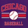 thumbnail image 6 of Wild Bobby City of Chicago Baseball Fantasy Fan Sports Unisex Hoodie Sweatshirt, Purple, XX-Large, 6 of 6