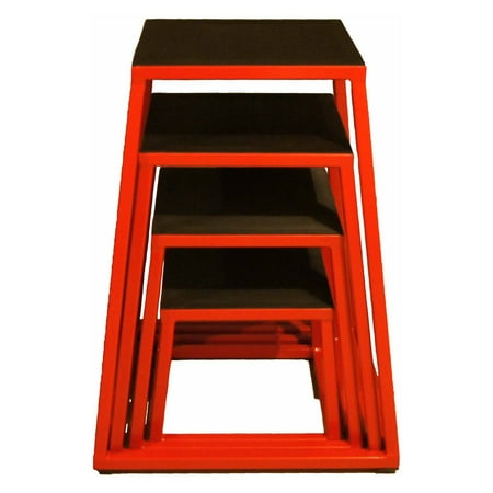 j/fit Plyo Box Set, Red/Black