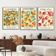 thumbnail image 4 of Cuadro sobre lienzo con diseño de fruta italiana de Santorini, póster nórdico con estampado de limón y naranja de Sorrento, para decoración del hogar y la cocina, 4 of 5