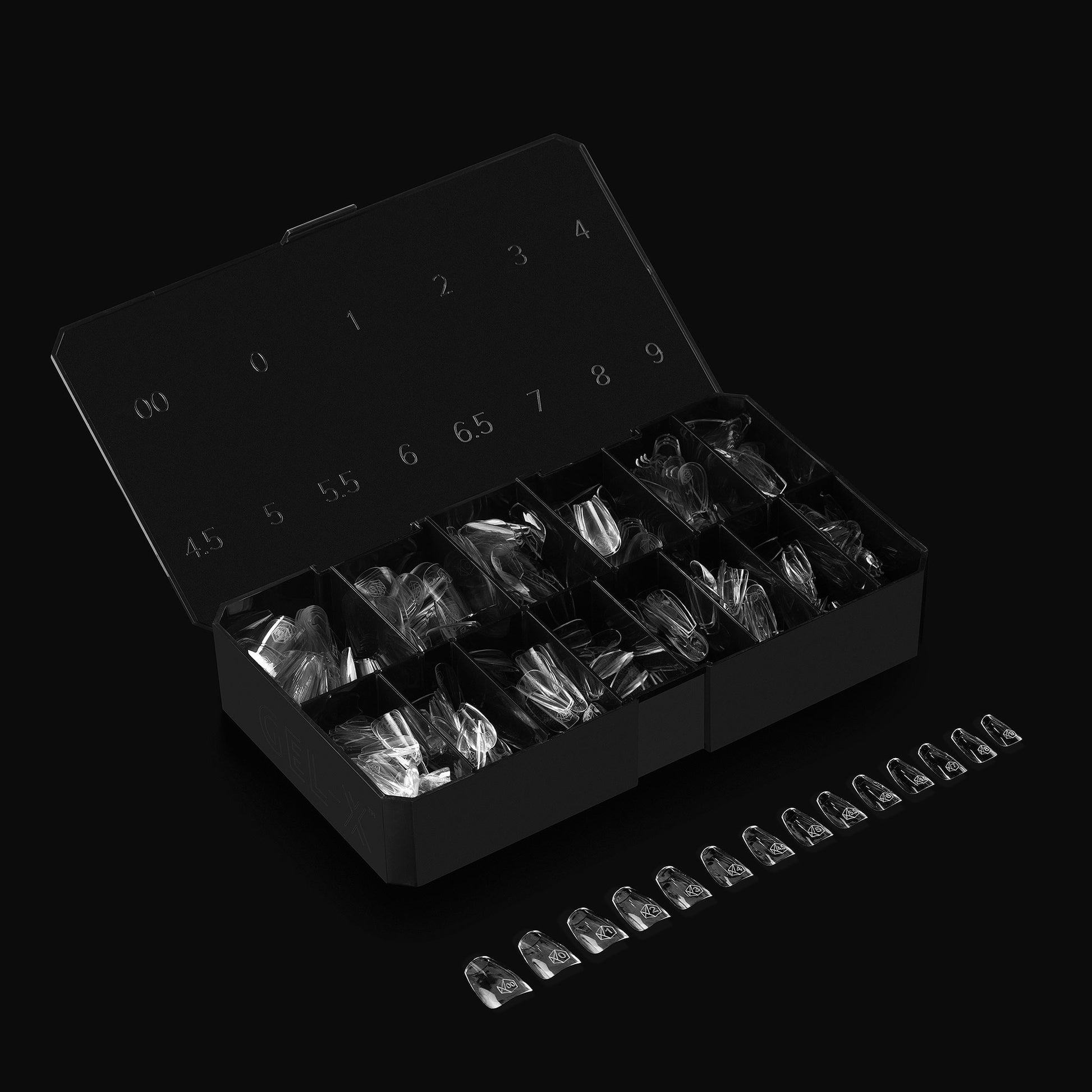 Apres Gel-X Nail Extensions Natural Coffin Short Tips 14 sizes | 600 Pcs