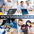 thumbnail image 7 of SUPNICE Shockproof Rugged Case for Samsung Galaxy Tab A11+ Plus 11” 2026 / A9+ Plus 11 Inch 2023 with Kickstand for Men Kids Toddler Boys Girls,Blue, 7 of 7