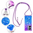thumbnail image 5 of Funda para Xiaomi Redmi Note 13 Pro 4G Brillantina Líquida Divertida Reluciente y con Cristales en Movimiento Cuerpo Cruzado con Cordón Ajustable, 5 of 5