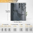 thumbnail image 3 of Dinosaur Shower Curtain Tyrannosaurus Rex Silhouette Bathroom Set with Hooks Jurassic Raptor Dino Animal Decor Curtains for Kids Boy Men Grey Novelty Cute Bath Accessories 72x72 Inch YLYYNT2694, 3 of 6
