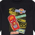 thumbnail image 3 of Disney's Cars - McQueen Decals - Toddler And Youth Long Sleeve Graphic T-Shirt, 3 of 5