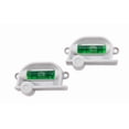 thumbnail image 1 of Camco RV Level 25520 Bubble Type; Side-To-Side And Front-To-Rear Leveling; Retro RV Shape Design; Self Adhesive Mount Or Screw On Mount; Set Of 2, 1 of 12