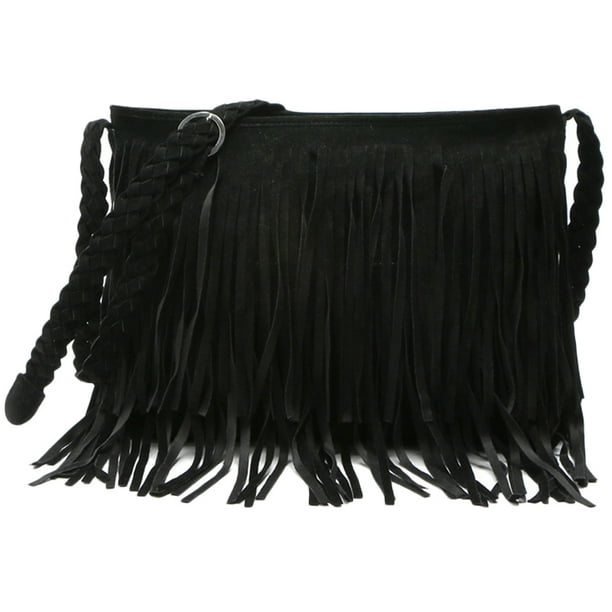 Bolso de hombro de cuerpo cruzado Mujer Bolso Messenger Fringe Crossbody Bolship Bolshing Finge Bold