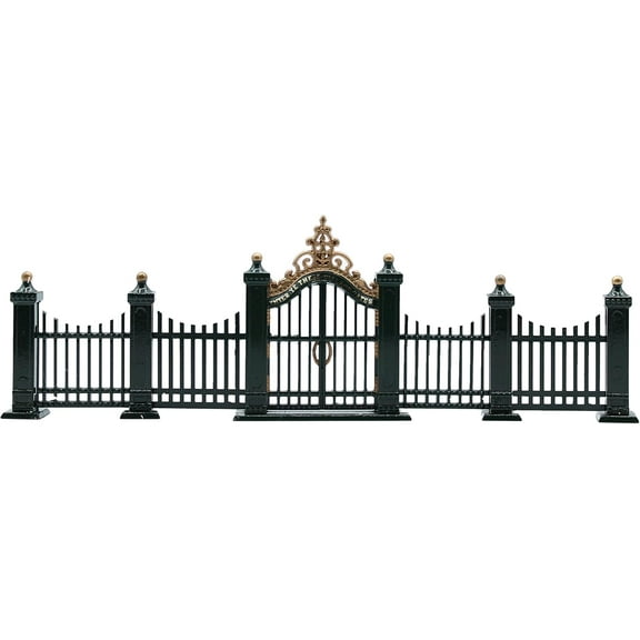 55140 Wrought Iron Gate Fence - Set of 9