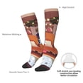 thumbnail image 4 of Masiiu Bluey Print Adult Crew socks, Comfortable Novelty Colorful Patterned, Breathable, Stylish Colorblock for Men Women, 4 of 6