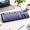 Black Purple Gradient, variant on Purple Colorful Full Size Wired Retro Typewriter with Foldable Stands