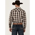 thumbnail image 4 of Cody James Men's Desert Nights Plaid Print Long Sleeve Snap Western Shirt - CJFA24W10-NVY, 4 of 4