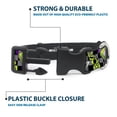 thumbnail image 4 of Nickelodeon Pet Collar, Dog Collar Plastic Buckle, Invader Zim GIR Doom Pose Checker Black Gray, 7 to 8.5 Inches 0.5 Inch Wide, 4 of 8