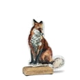 thumbnail image 1 of Statuette Assise de Renard Roux, 1 of 3