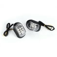 thumbnail image 1 of Luz de señal de giro para motocicleta, indicadores 9LED, intermitente Universal, 12V, amarillo, 1 of 12