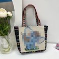 thumbnail image 1 of Bolso de hombro artístico pequeño y exquisito para estudiantes, bolso de lona sencillo para mujer, bolso de mano bordado, bolso de mujer, 1 of 5