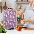 thumbnail image 3 of Yuyamidu Rabbit Blender Cover Purple Kitchen Small Appliance Cover Easter Egg Stand Mixer or Coffee Maker Juice Appliance Cover Cooker Mixer Dust Cover, 3 of 6
