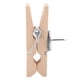 thumbnail image 3 of Clips Para Marcos De Fotos, Duraderos Y Convenientes Clips De Madera Natural De Apariencia Compacta, Escuela De Regalo De Hielo En Su Escritorio Amigos Oficina Para La Pared Del ANGGREK Craft Decoration Pegs, 3 of 8