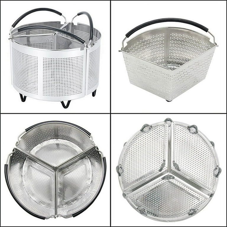 Stainless Steel Steamer Basket Set,instant-pot Accessories For Ninja Foodi Pressure  Cooker & Multi