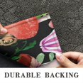 thumbnail image 6 of Red Mushroom Snail Black Pattern Door Rugs,Washable Non Slip Door Mats Indoor,Decorative Door Mats,Entry Mat Indoor for Entrance,Bedroom,Kitchen,Bathroom,17"x30", 6 of 6
