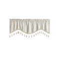 thumbnail image 2 of Btomtd Rod Pocket Valance Curtains with Fringed Detail Elegant Valances for Windows to Decorate Home Interior Windows Valances - 51.96"x18.11", White, 2 of 8