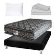 thumbnail image 1 of Colchón Matrimonial + Box Black + 1 Juego de Sábanas + Almohada Spring Air Dicasa Placet, 1 of 2