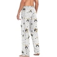 thumbnail image 5 of GZHJMY Penguin Pajama Pants for Men, Lounge Pants Lightweight Men Pajama Bottoms with Drawstring Pockets, Christmas New Year Birthday Gifts, Small, 5 of 6