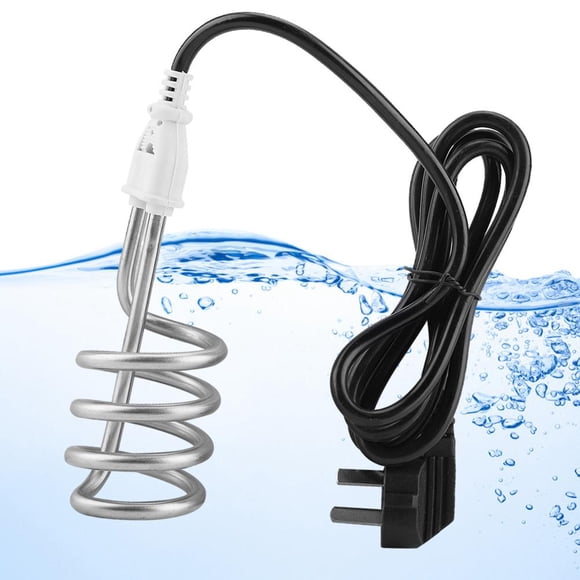 WALFRONT Portable Electric Immersion Heater Boiler Spiral Tube Water Heating Element 1500W 220V,Immersion Heater, Electric Immersion Element