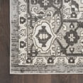 thumbnail image 4 of Nourison Concerto Center Medallion Indoor Rug Grey 2'2"x7'6, 4 of 7