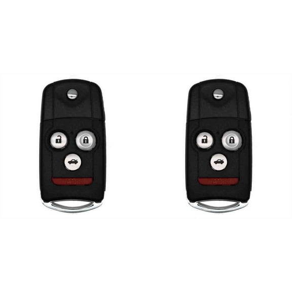 Eye4Techs Replacement Flip Key Fob for Acura TL 2004 FCC OUCG8D-387H-A Part Number 72147-SEP-A52 72147-SEP-A62 - 2 Pack