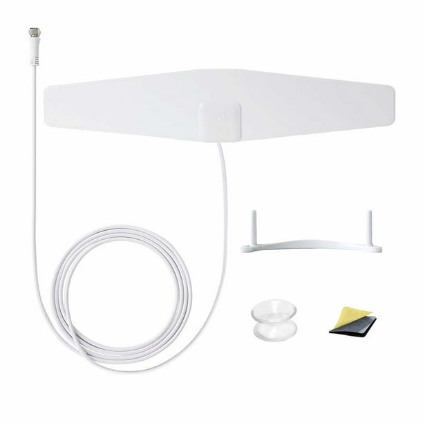 ANTOP Paper Thin TV Antenna With Smart Pass Amplifier white Walmart