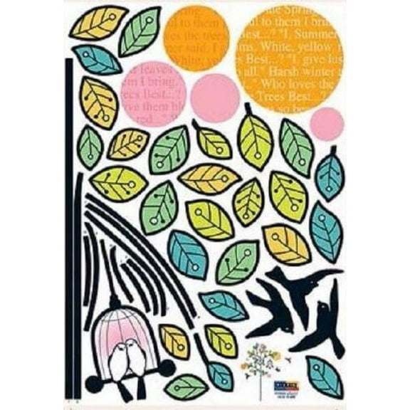 Wall Deco Sticker POEM & TREE  101-PS58089