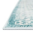 thumbnail image 5 of Jill Zarin Uptown Collection Area Rug - Cloisters (2' 7" x 8' Runner Teal/Ivory), 5 of 6