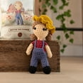 thumbnail image 4 of CraftBud Beginner Crochet Kit, Amigurumi Stuffed Animal Kit with Step-by-Step Video Tutorials, Arts & Crafts for Kids and Adults, Dottie The Farmer, 4 of 8
