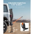 thumbnail image 3 of KFFKFF Farm Jack, 48" Utility High Lift Farm Jack, 3.18 Ton (7,000 lbs) Capacity Ratcheting Off Road Utility Jacks, Heavy-Duty Lift Jacks with 5.12"-42.5" Lifting Range, 3 of 9