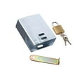 thumbnail image 1 of Maoww Outdoor Faucet Lock Cover Anti Theft Tap Padlock for Park Silver Square, 1 of 9