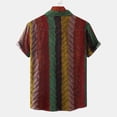 thumbnail image 4 of Camisa de verano que imprime la parte superior de la solapa de la camisa de manga corta de los hombres ocasionales Pompotops oipoqjl25212, 4 of 9