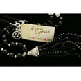 thumbnail image 7 of Erica Lyons Velvet Gift Bag  Beaded Tassel Long-Necklace Black & Silver-Tone, 7 of 7