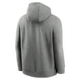 thumbnail image 3 of Men's Nike Heather Gray West Virginia Mountaineers Primetime Evergreen Club Fleece Pullover Hoodie, 3 of 3
