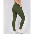 thumbnail image 3 of 4-Pack: Women's Full Length Fitted Athletic Yoga Performance Leggings with Pockets (Available in Plus Size), 3 of 6