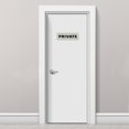 thumbnail image 5 of Uxcell 9"x3" Private Sign Acrylic Self Adhesive Door Sticker Wall Mounting Sign Silver, 5 of 5