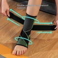 thumbnail image 2 of 1 par de tobilleras, tobilleras para hombres y mujeres, tobilleras ajustables de compresión para fascitis Plantar, esguinces de artritis, 2 of 5