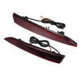 thumbnail image 1 of Unique Bargains 1 Pair Rear Bumper Reflector Fog Brake Tail Turn Signal Light Red Amber Light for Hyundai Verna 16-19, 1 of 6