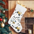 thumbnail image 5 of Coolnut Truck Tractor Christmas Stockings Christmas Presonalized Large Stocking Sock, Set of 1 Xmas Party Winter Decor Candy Bag Family Holiday Gift, 17.7 Inch, 5 of 7