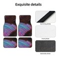 thumbnail image 4 of Yiaed Wings Of A Butterfly Print Carpet Floor Mats for Cars, Auto Accessories Front & Rear Car Floor Mats Car Floor Foot Mat Sets of 4 Pieces, 4 of 7
