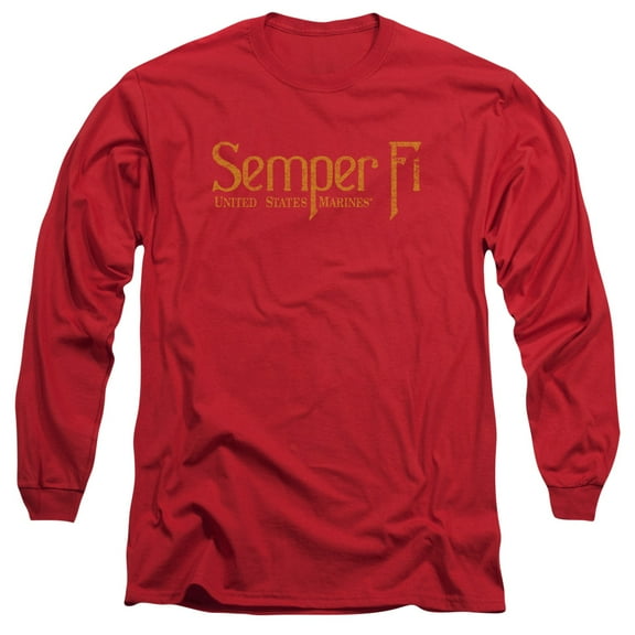 Us Marine Corps - Semper Fi - Long Sleeve Shirt - X-Large